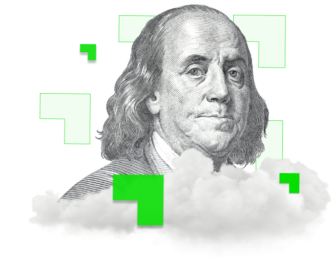 Benjamin Franklin from the 100-dollar bill