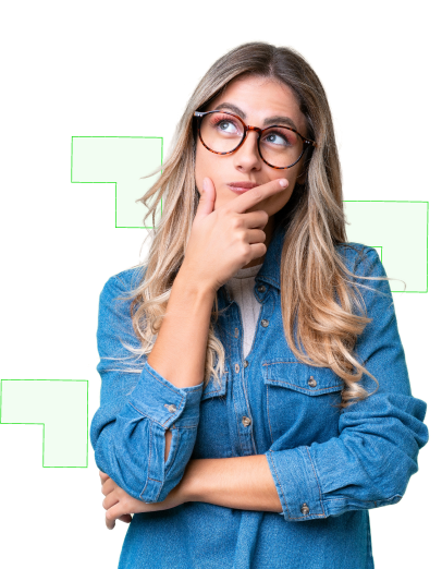 Woman thinking